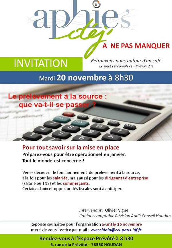 Mardi 20 novembre 2018 : APHIE’s dej