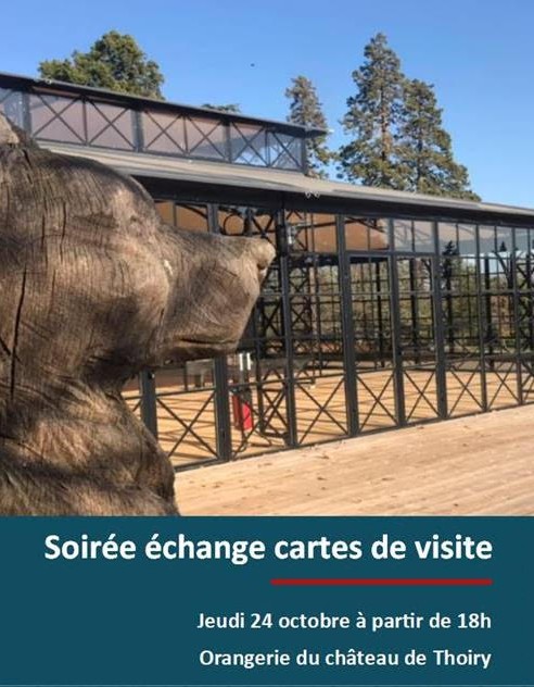 Soirée échange Cartes de visite – Orangerie du château de Thoiry