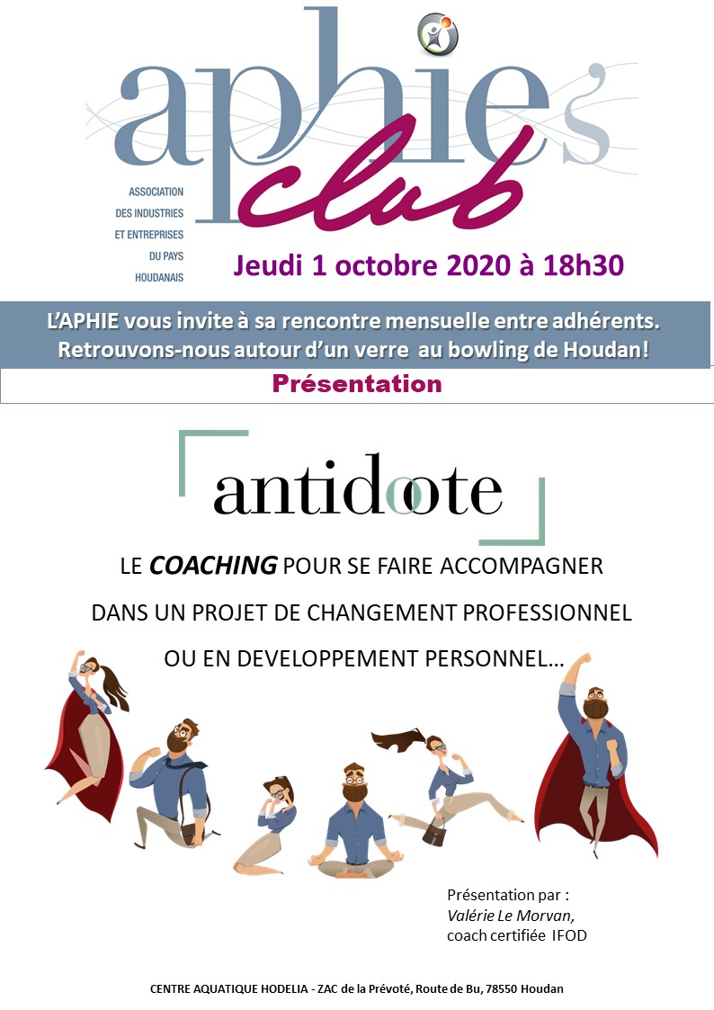 Jeudi 1er octobre 2020 : Aphie’s Club au Bowling de Houdan