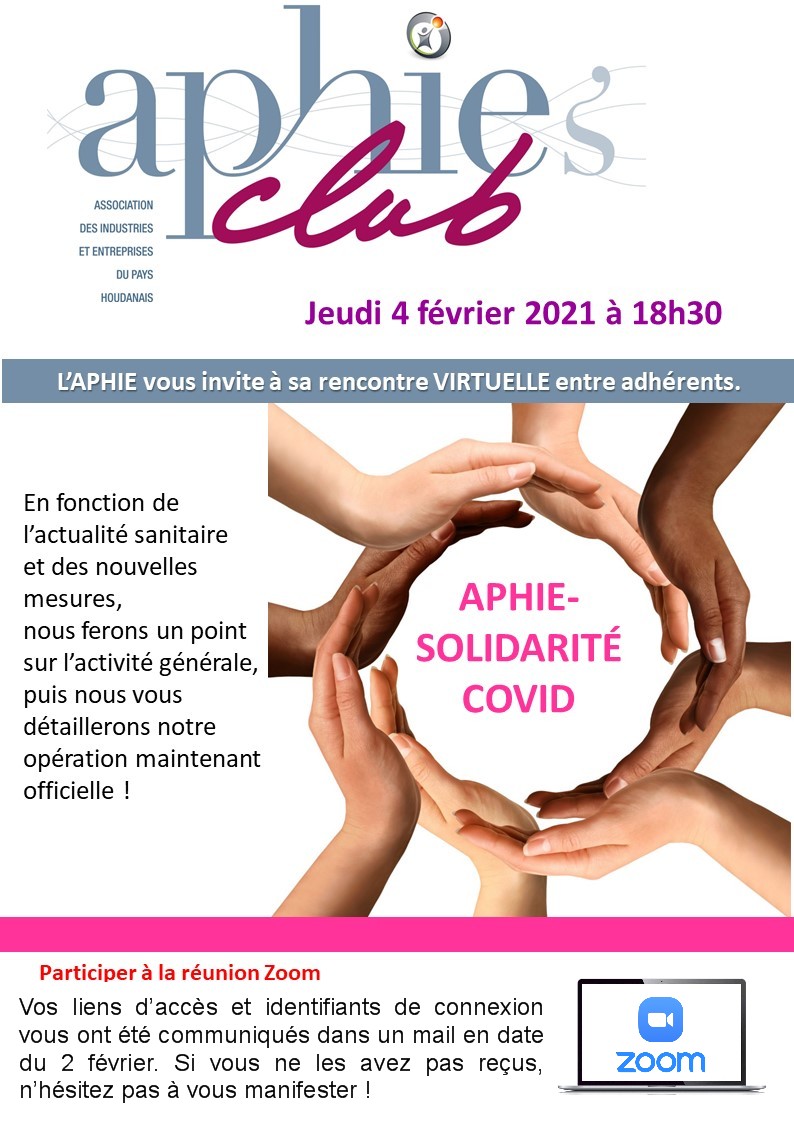 Jeudi 4 février : Aphie’s Club Visio