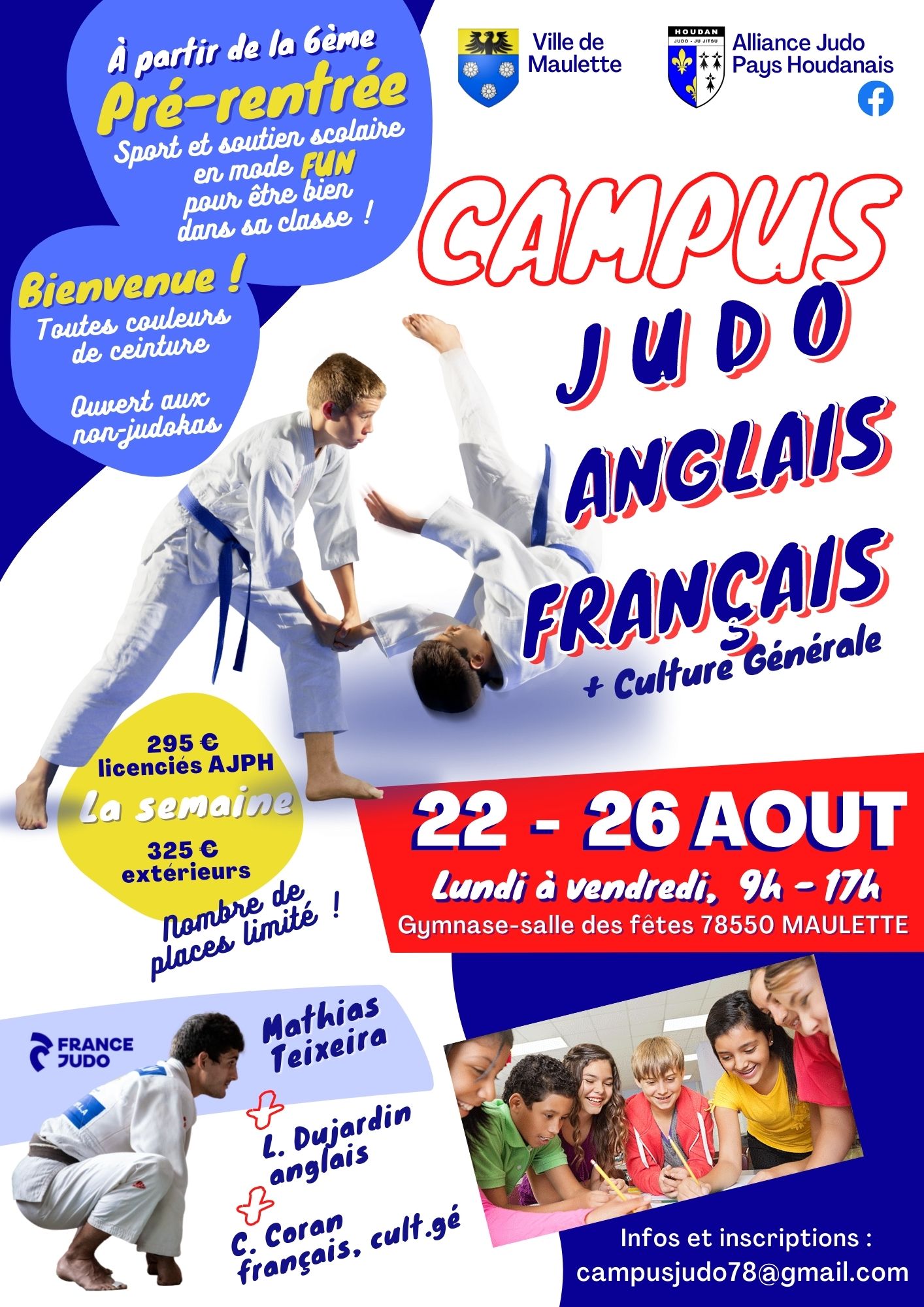 Campus Judo + Anglais + Français