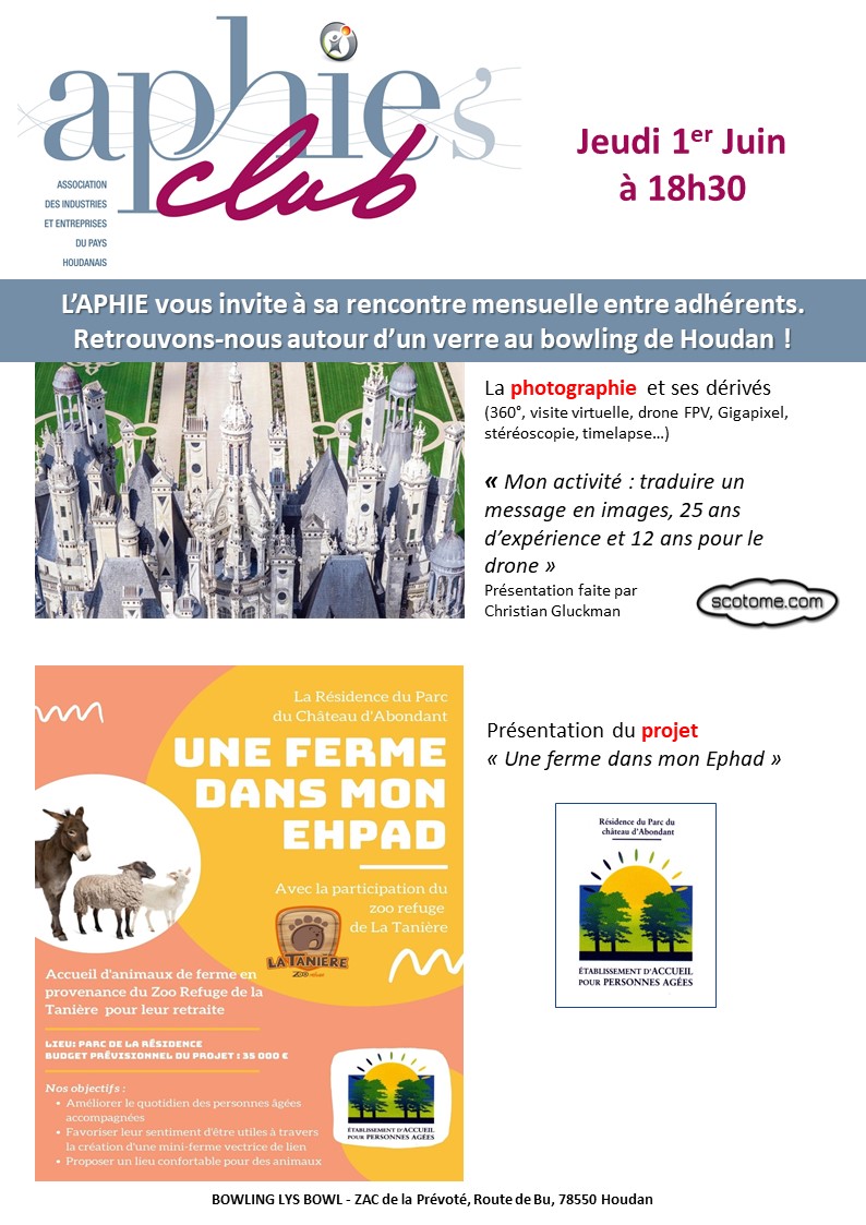 Jeudi 1er juin 2023 – APHIE’s Club au Bowling de Houdan