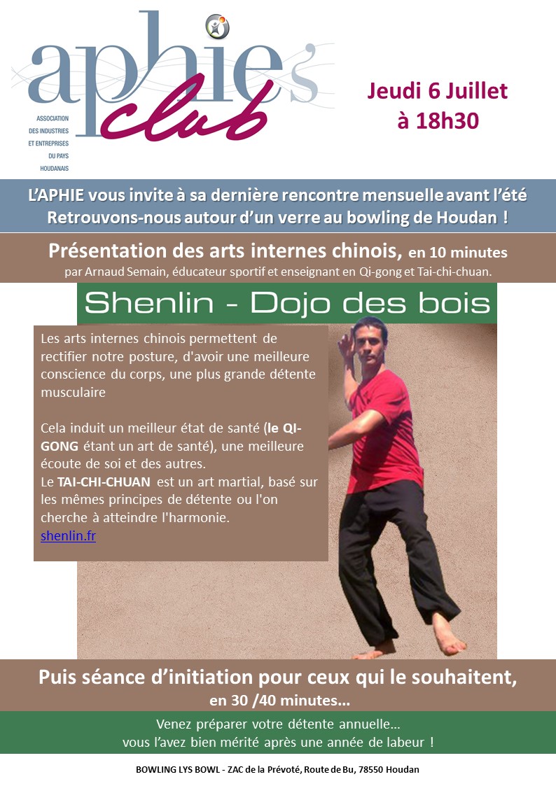 Jeudi 06 juillet 2023 – APHIE’s Club au Bowling de Houdan