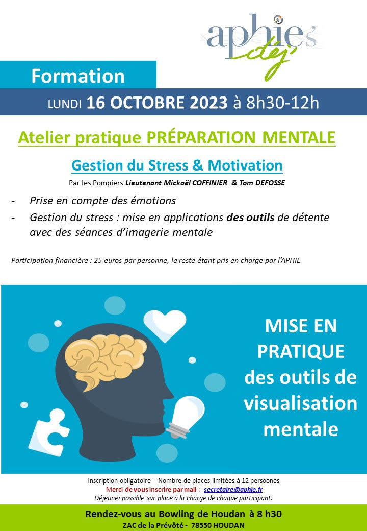 Aphie’s Dej du 16 octobre : Atelier pratique Préparation Mentale